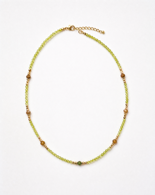 Peridot Choker Necklace