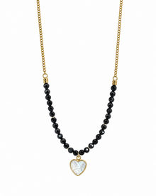 Sapphire Heart Necklace