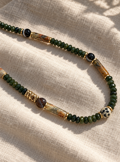 Between the Worlds Crystal Necklace