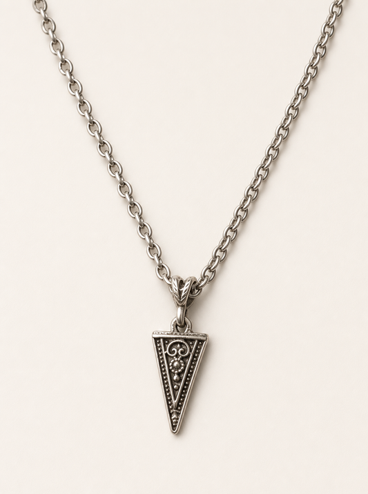 Sacred Geometry Triangle Pendant