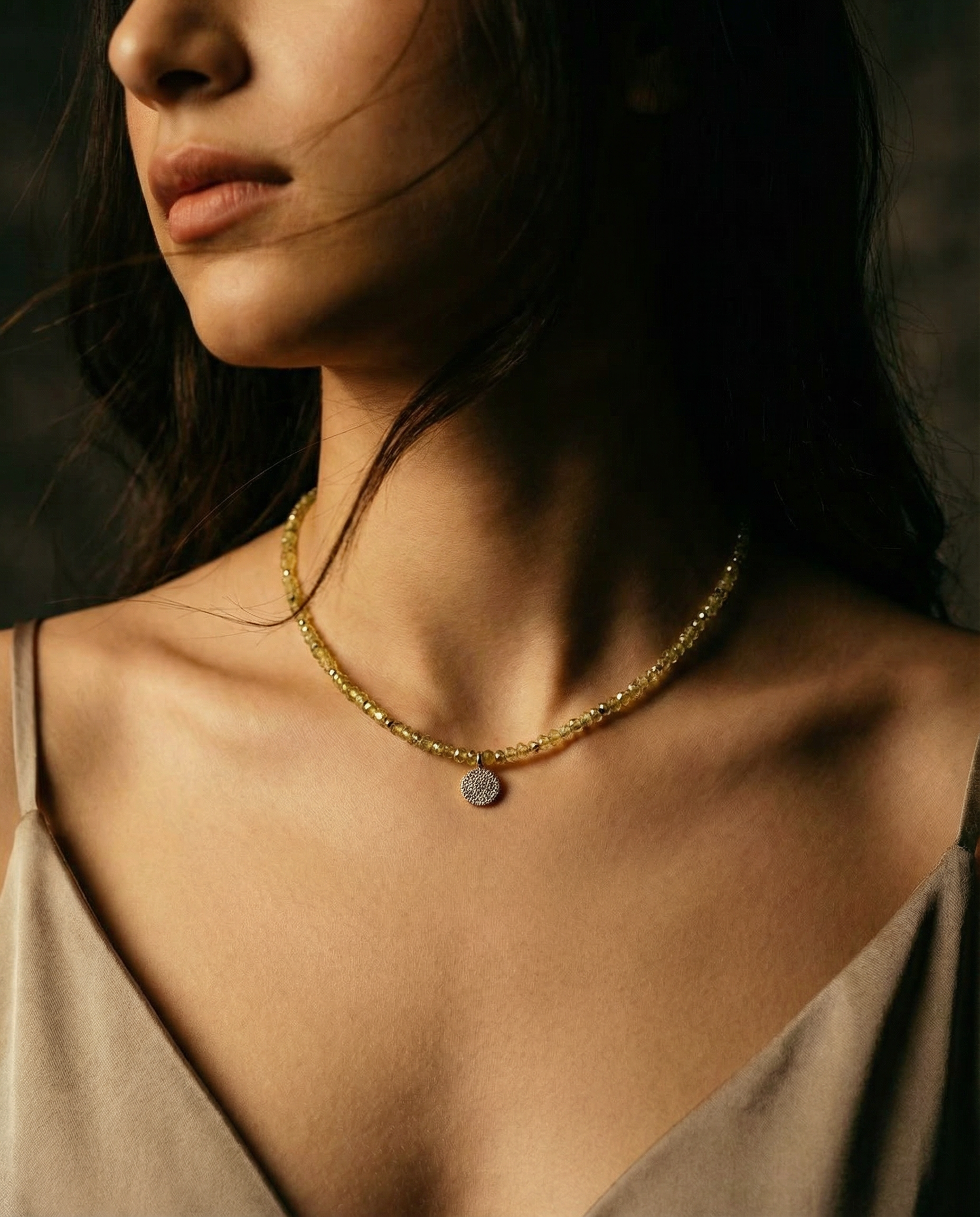 Rare Yellow Sapphire Choker