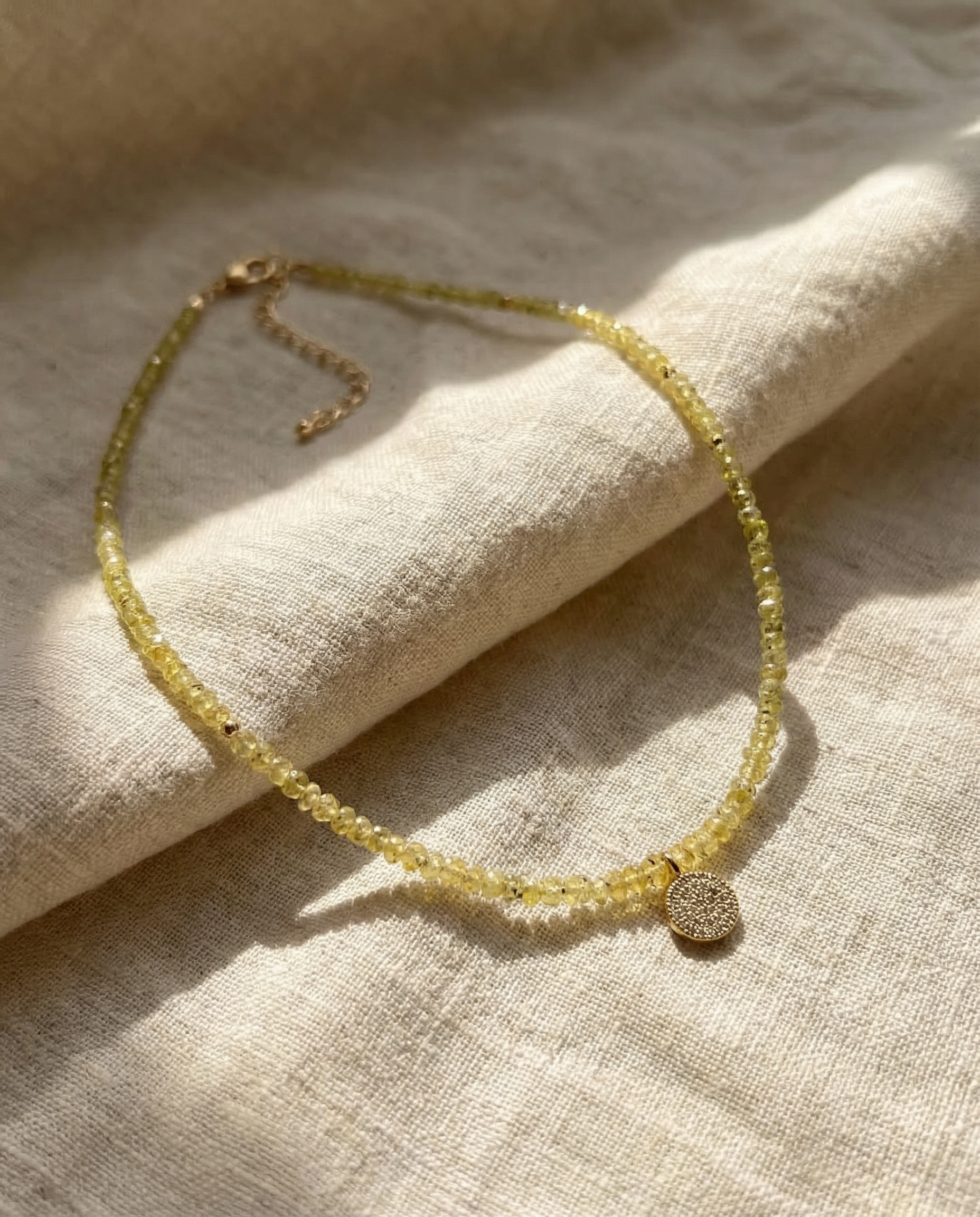 Rare Yellow Sapphire Choker