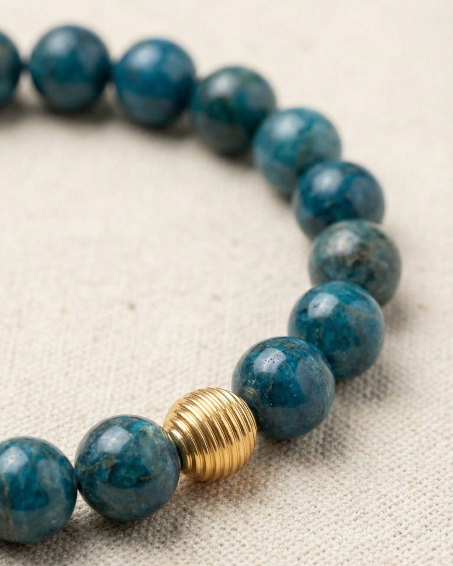 Bold Blue Apatite Bracelet