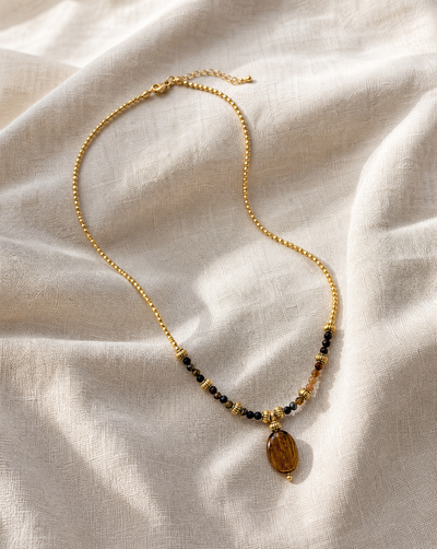 Eye of the Storm Necklace Stack