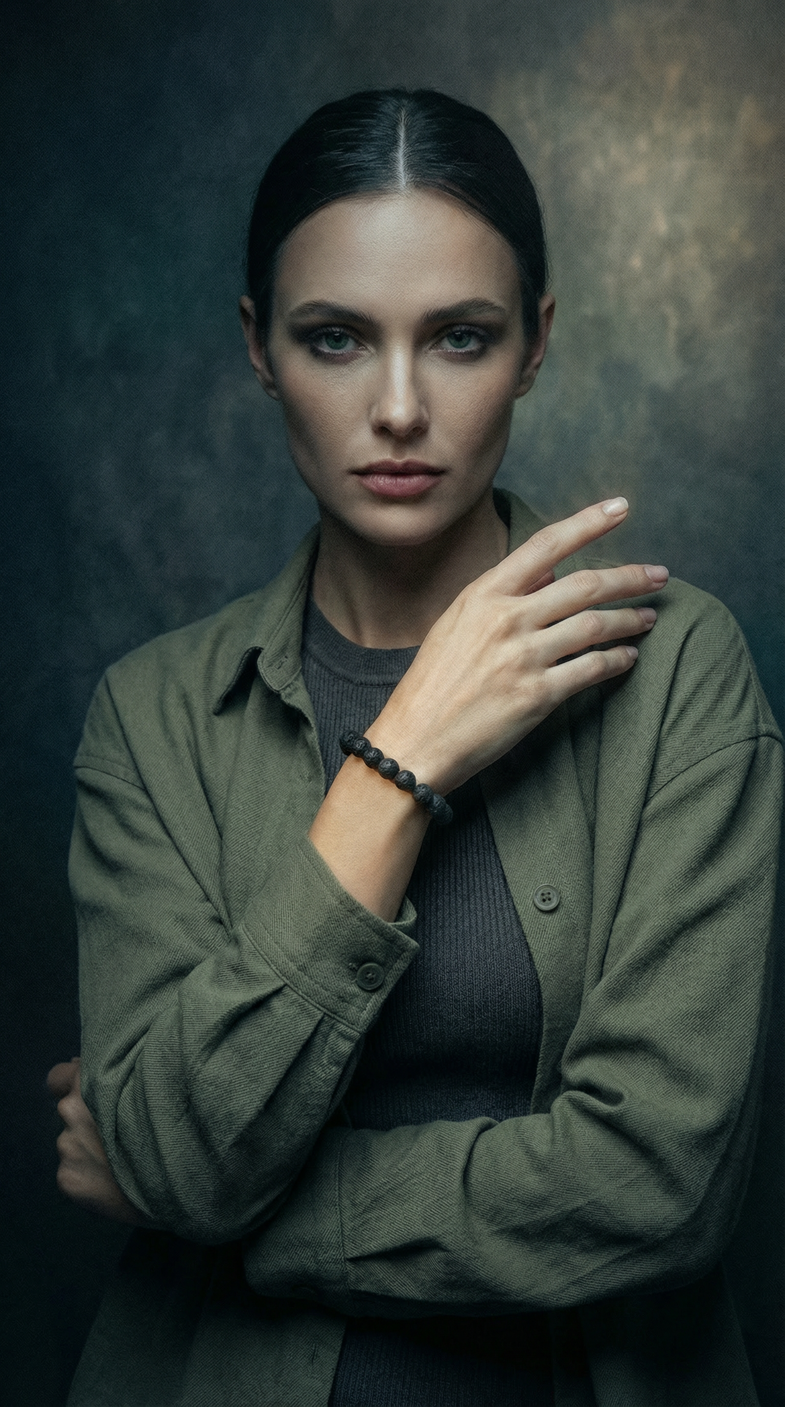 Bold Lava Stone Bracelet