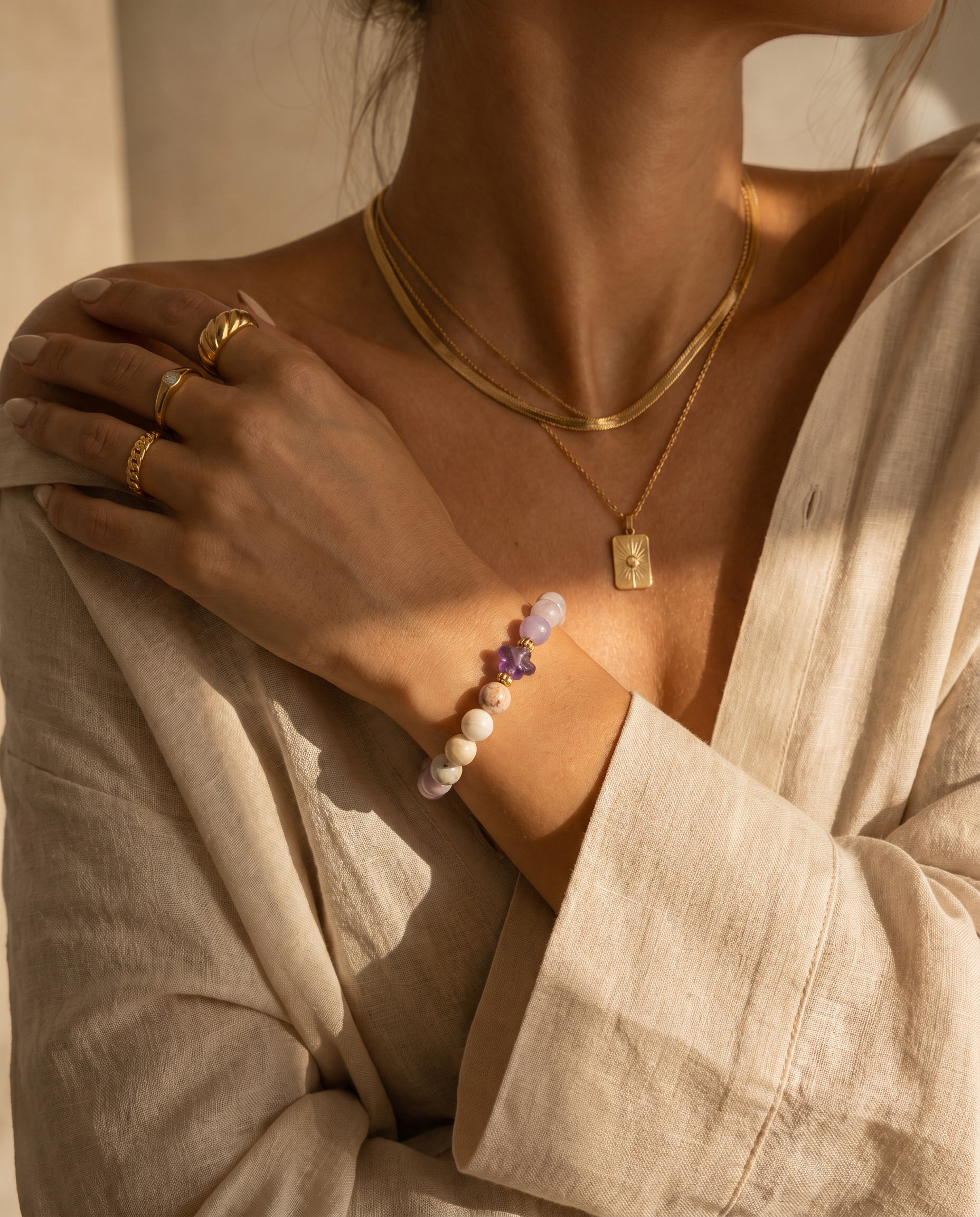 Morado Purple Opal Bracelet