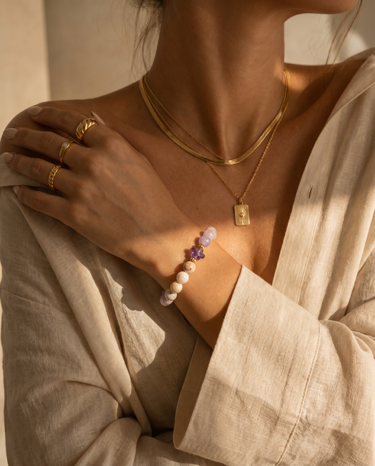 Morado Purple Opal Bracelet