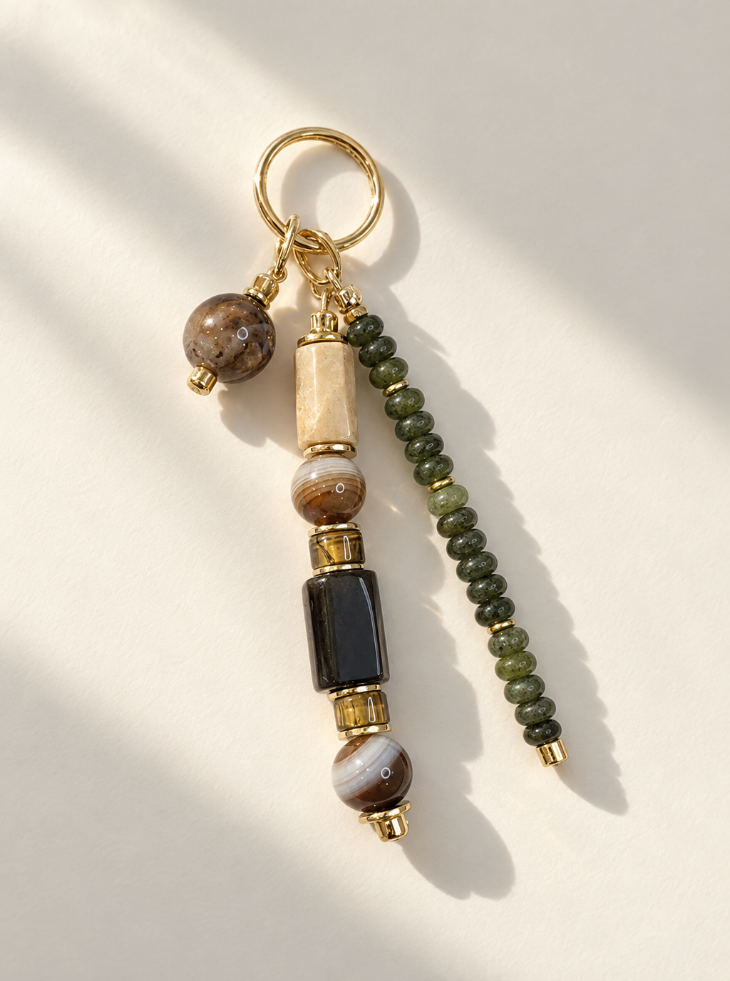 Natural Crystal Lucky Bag Charm