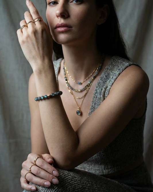 Classic Labradorite Bracelet