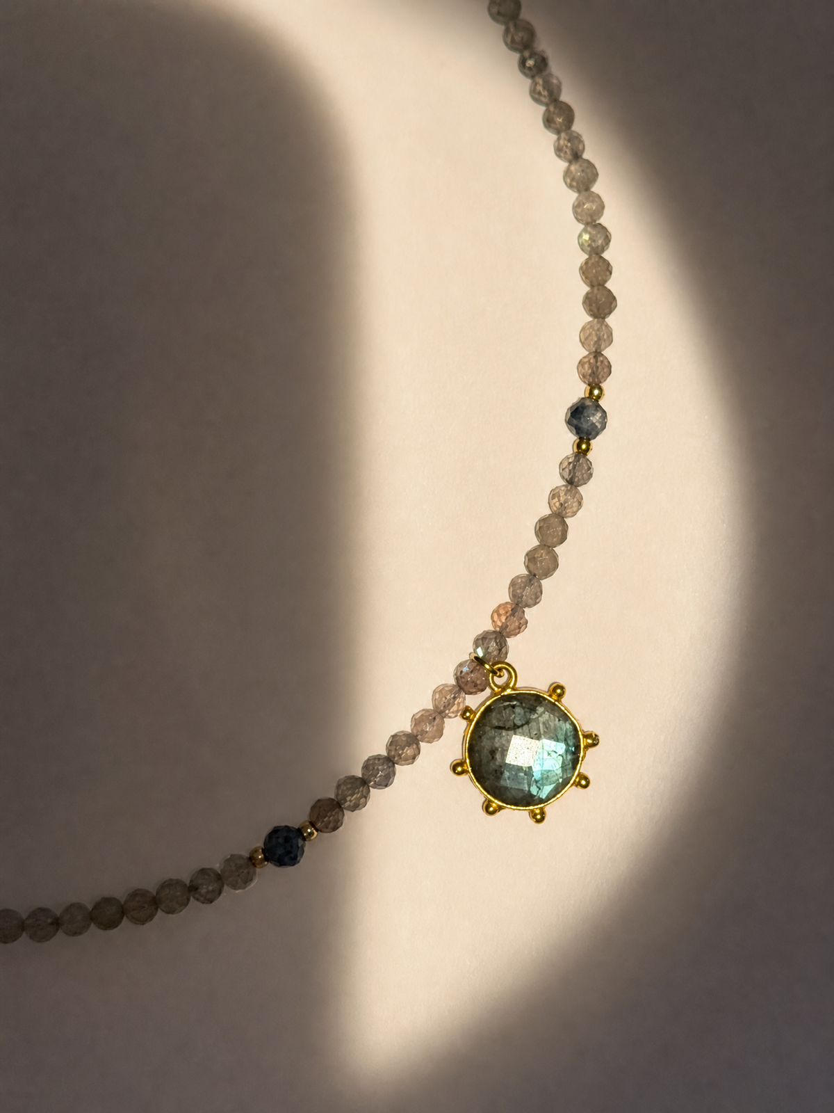 Labradorite Beaded Necklace