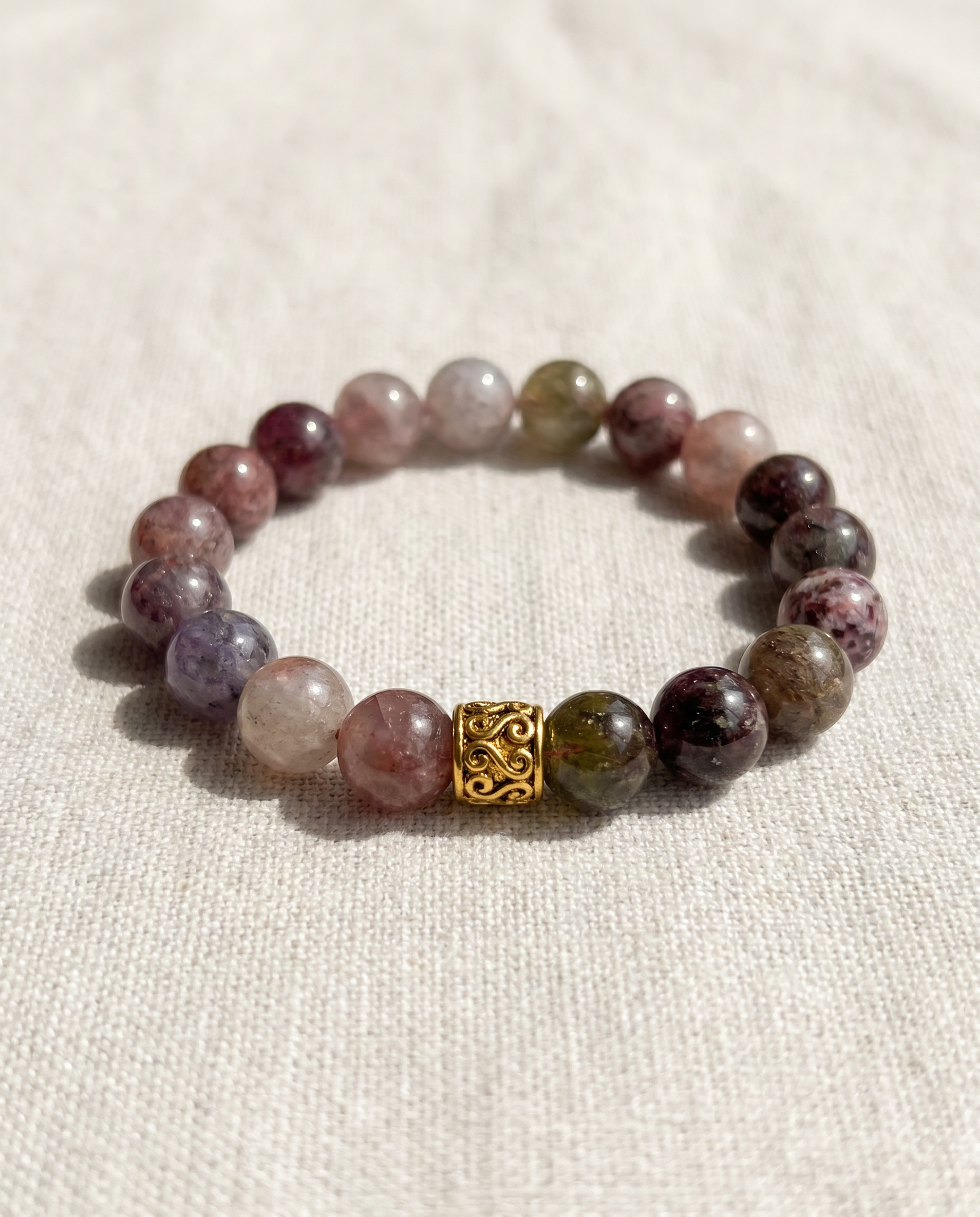 Watermelon Tourmaline Bracelet