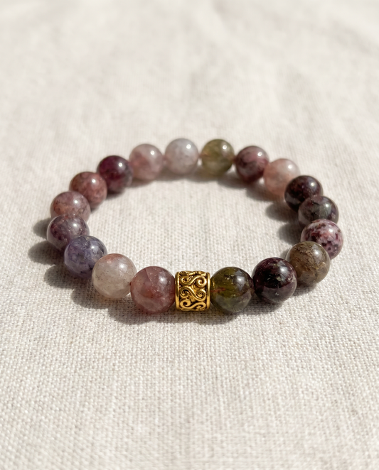 Watermelon Tourmaline Bracelet