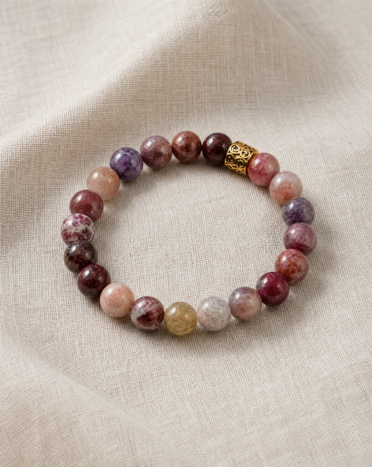 Watermelon Tourmaline Bracelet