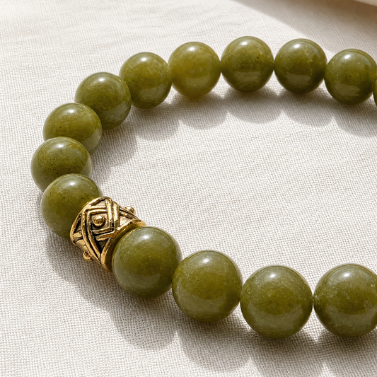 Olive Jade Bracelet
