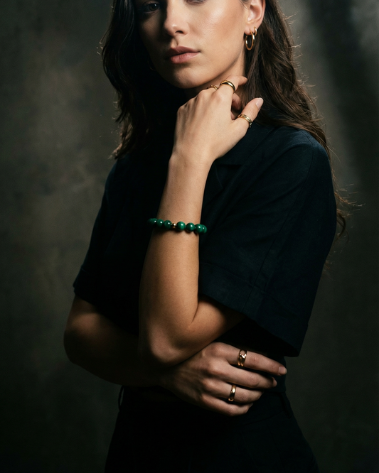 Bold Malachite Bracelet