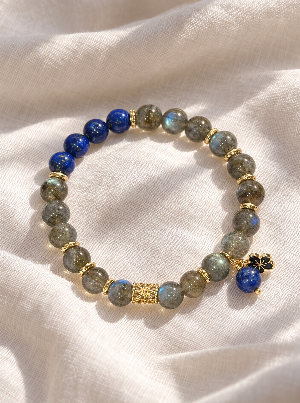 Stretchy Higher Wisdom Healing Charm Bracelet