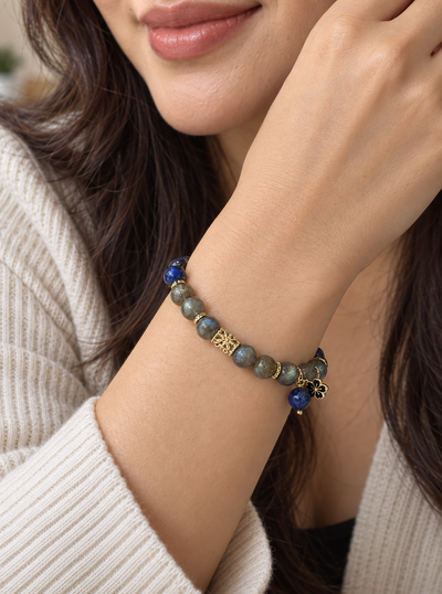 Stretchy Higher Wisdom Healing Charm Bracelet