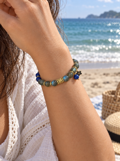 Stretchy Higher Wisdom Healing Charm Bracelet