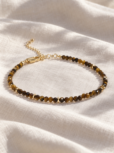 Delicate Brown Tiger Eye Bracelet