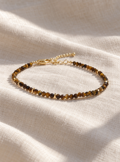 Delicate Brown Tiger Eye Bracelet