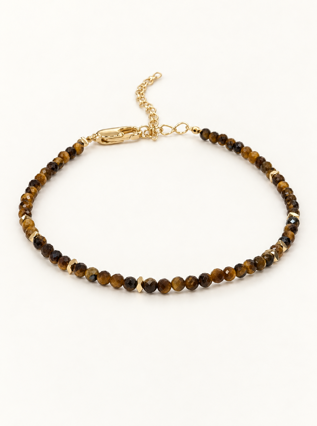Delicate Brown Tiger Eye Bracelet