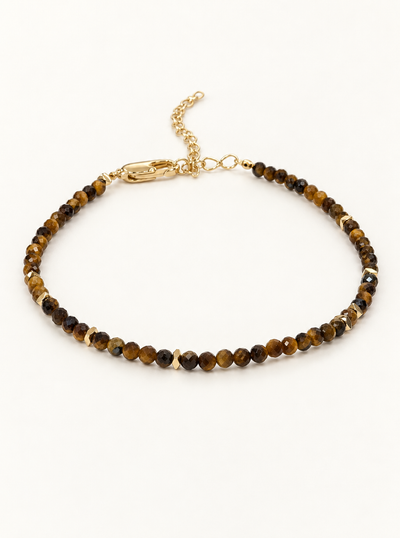 Delicate Brown Tiger Eye Bracelet