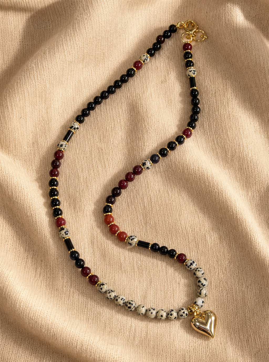 Wild Thing Dalmatian Jasper Necklace