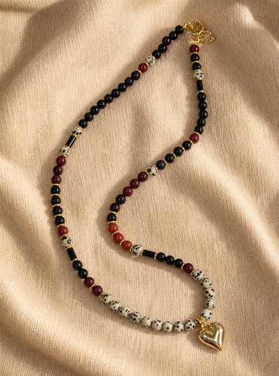 Wild Thing Dalmatian Jasper Necklace