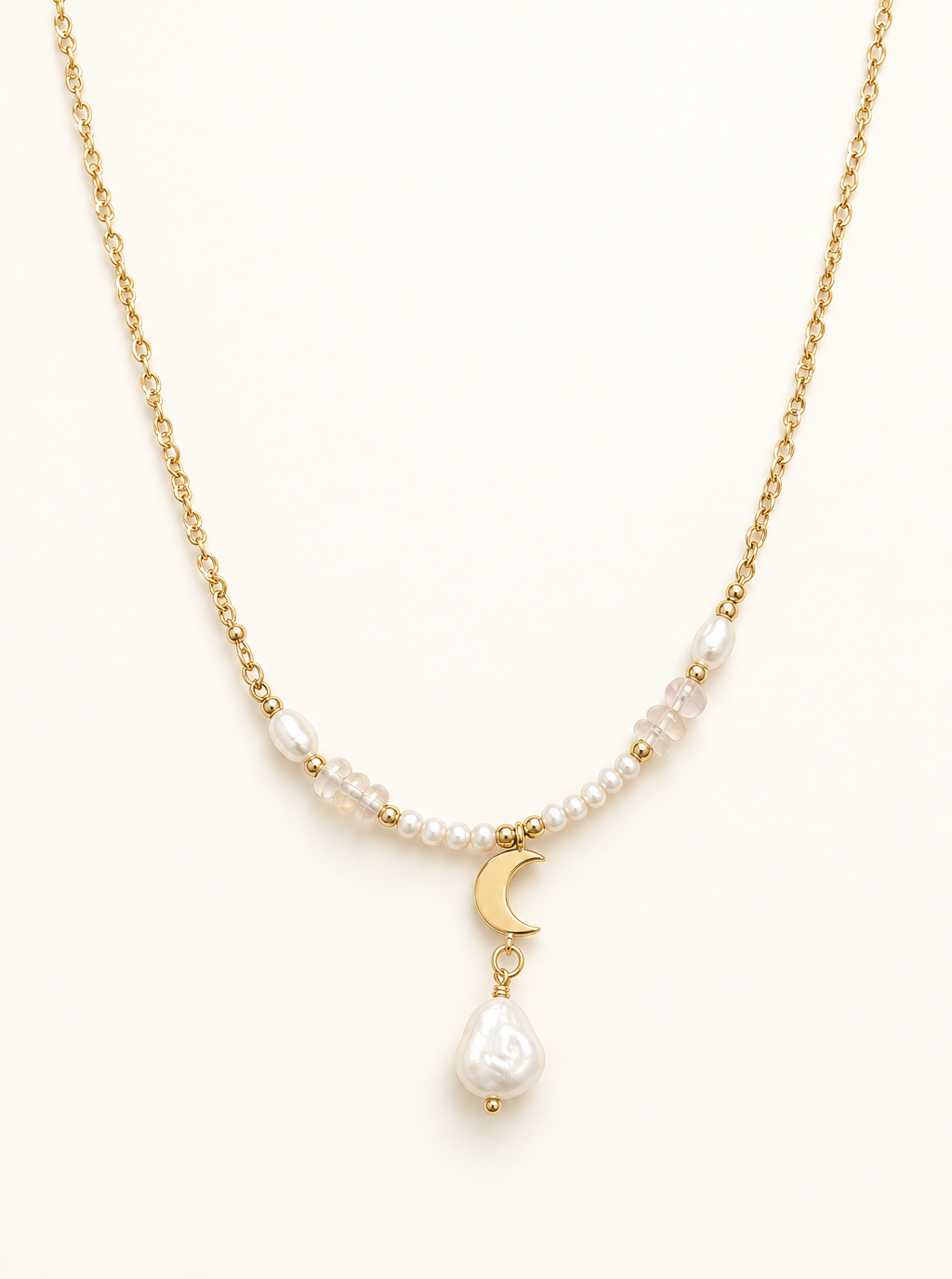 Ethiopian Opal and Pearl Necklace