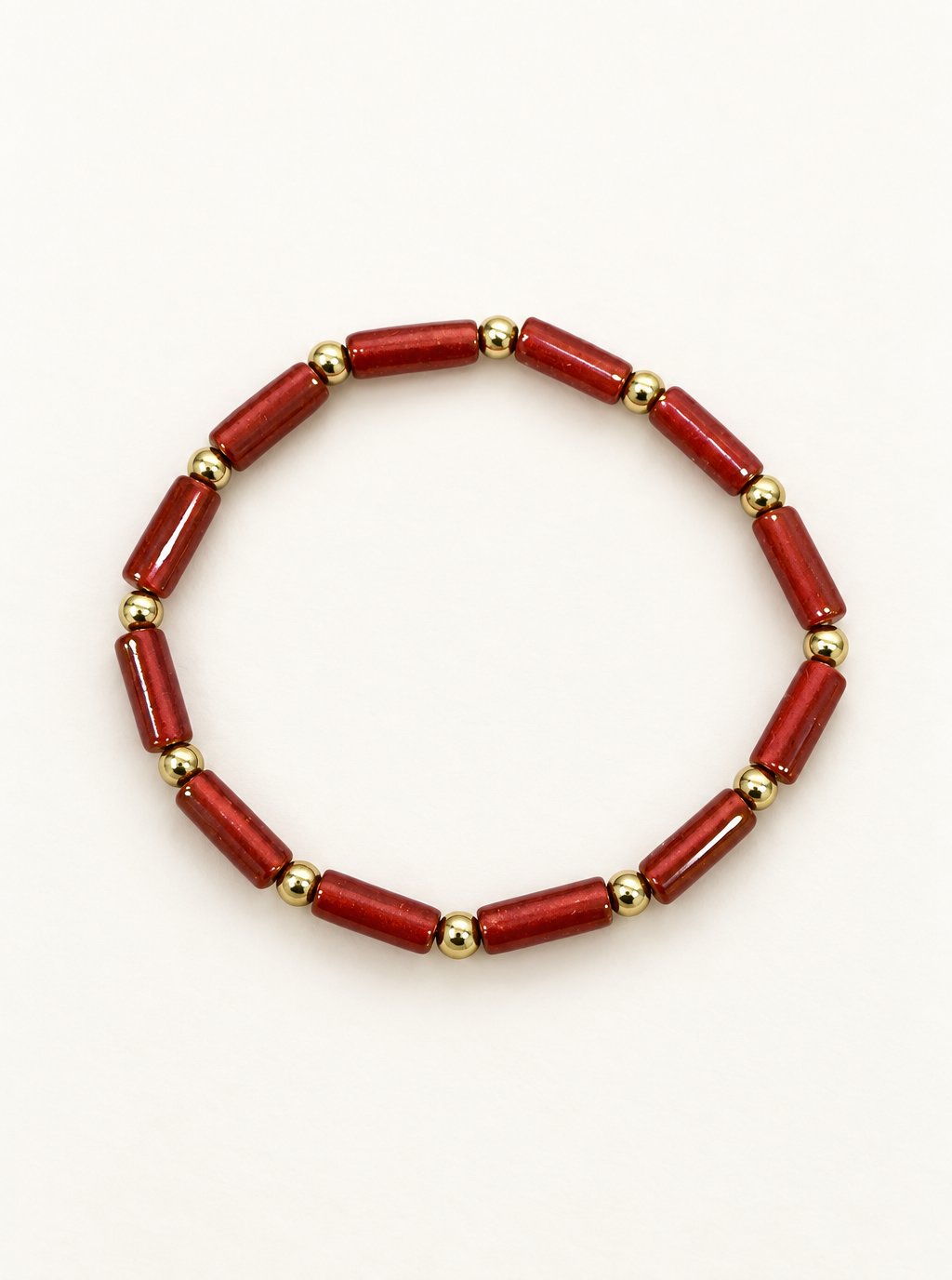 The Ignition - Stretchy Carnelian Bracelet