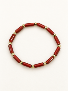 The Ignition - Stretchy Carnelian Bracelet