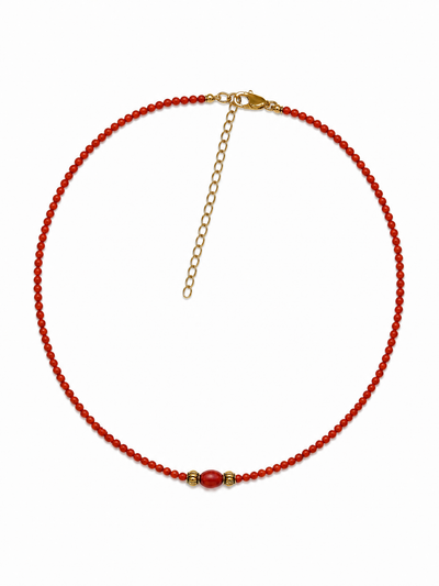 Dainty Coral Necklace