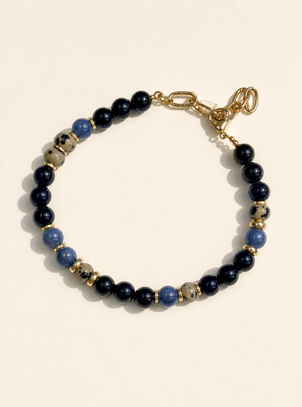 True North Onyx and Dalmatian Bracelet