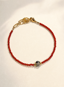 Bring Joy Coral Dalmatian Bracelet