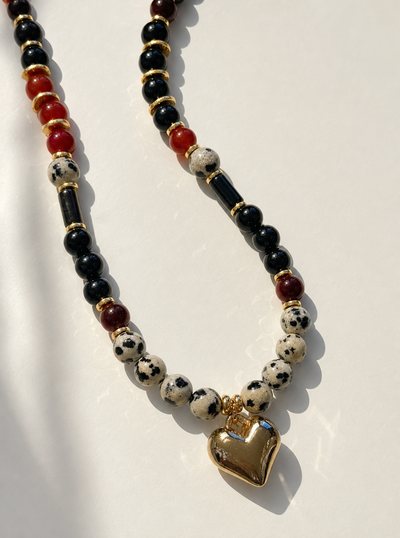 Wild Thing Dalmatian Jasper Necklace