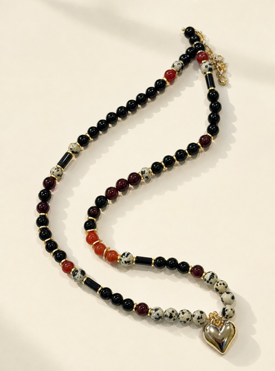 Wild Thing Dalmatian Jasper Necklace