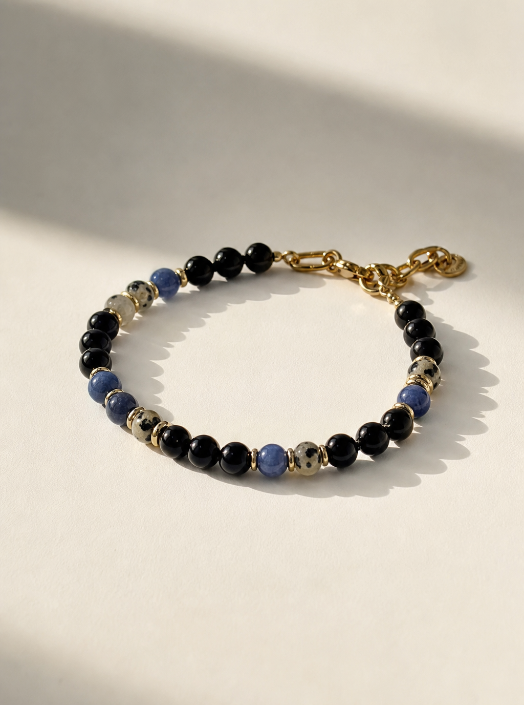 True North Onyx and Dalmatian Bracelet