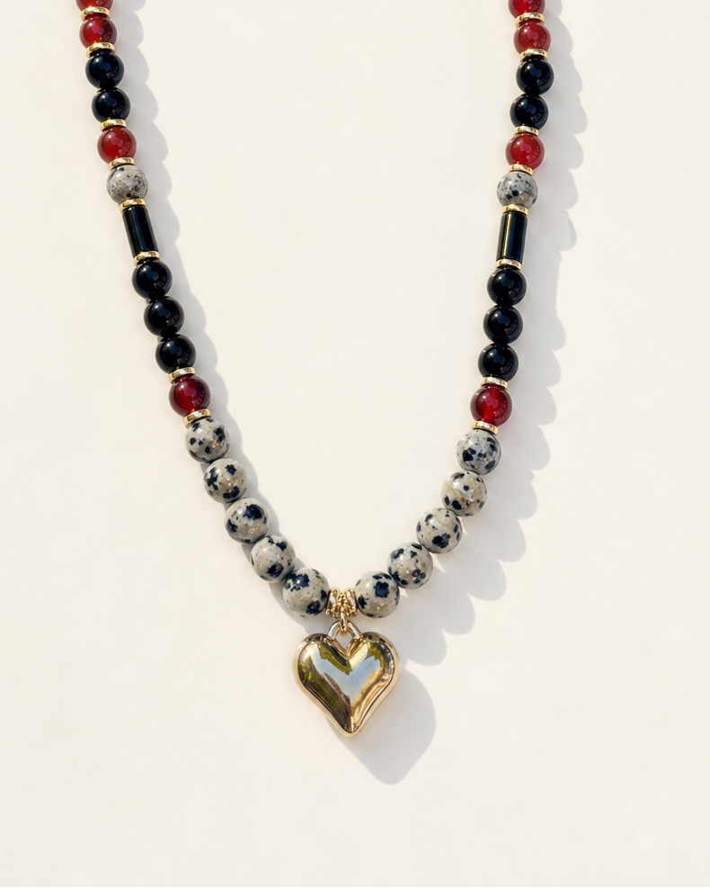 Wild Thing Dalmatian Jasper Necklace