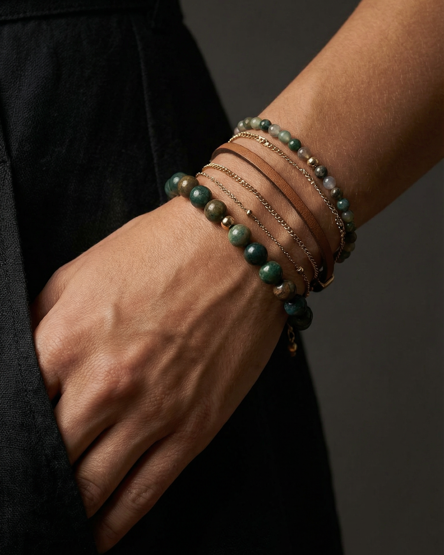 Classic Bloodstone Bracelet