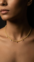 Yellow Opal Choker Necklace