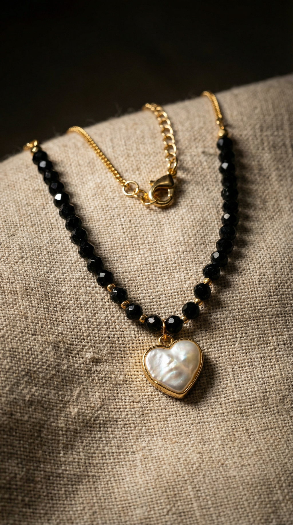Sapphire Heart Necklace