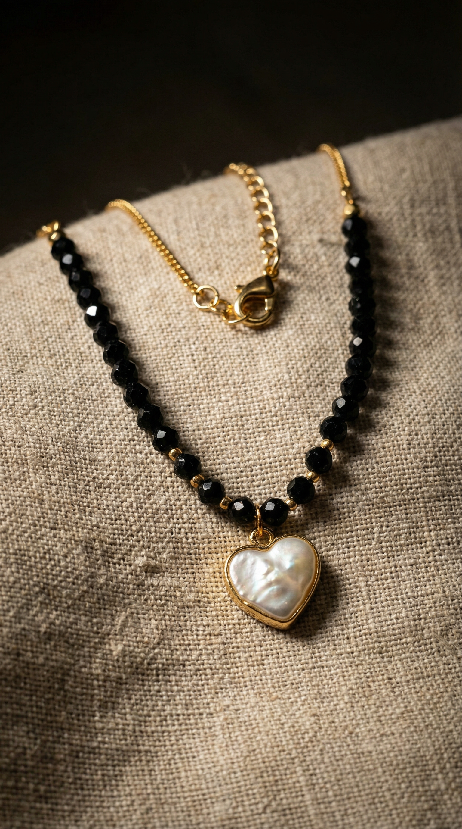 Sapphire Heart Necklace