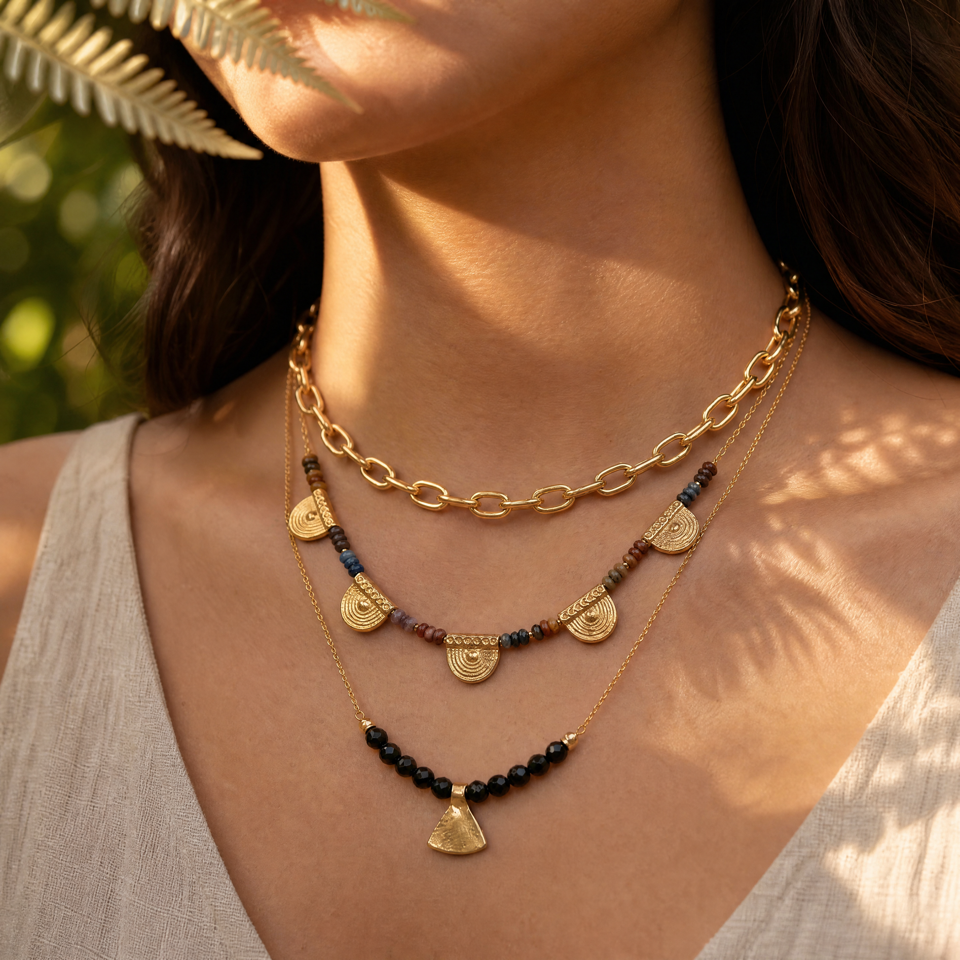 Solara Medallion Necklace