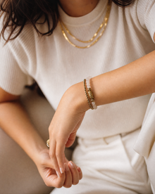 Modern Day Spirituality Selenite Bracelet stack