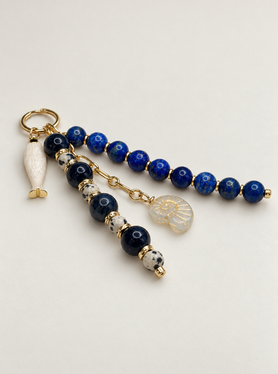 Wisdom & Flow Natural Crystal Bag Charm