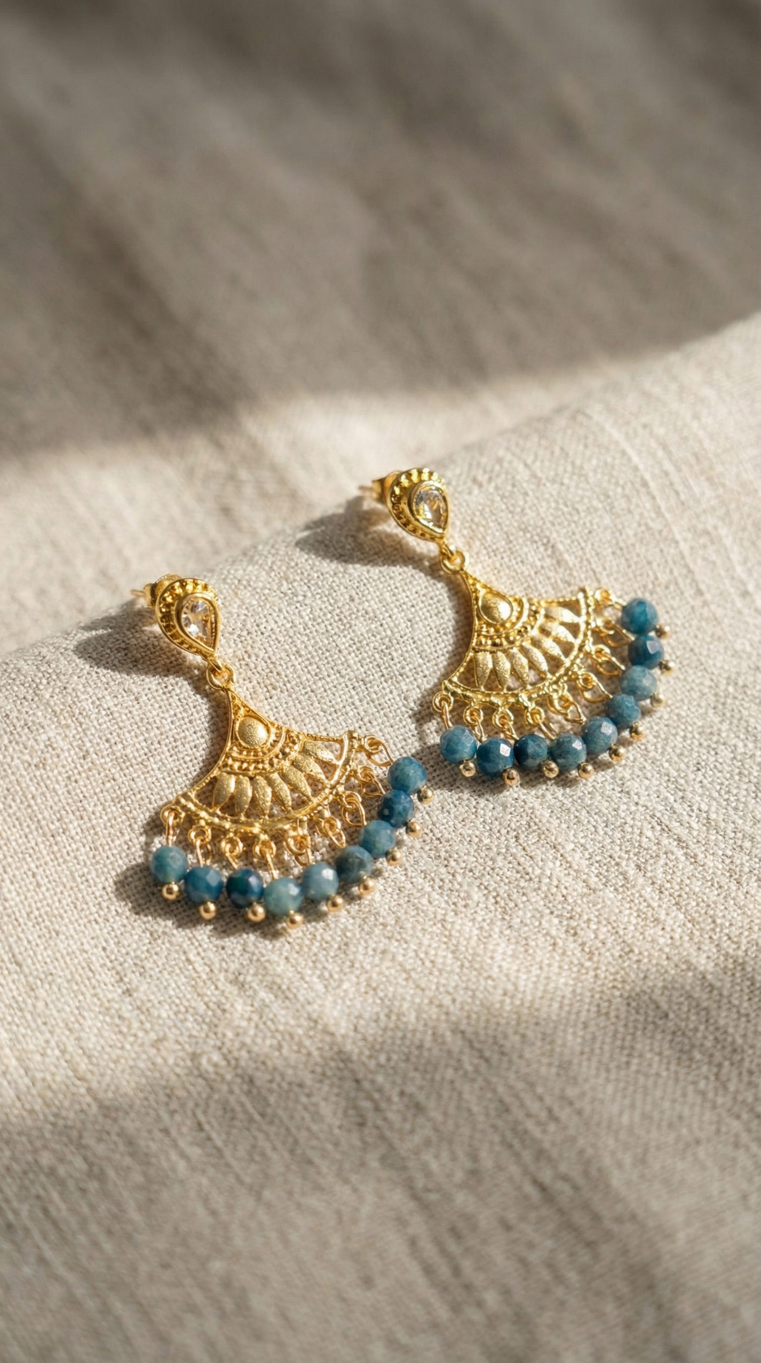 Nirvana Blue Apatite Earrings