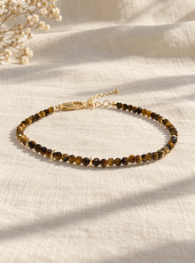 Delicate Brown Tiger Eye Bracelet