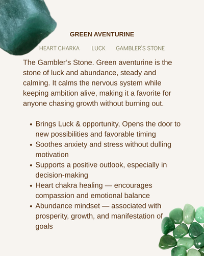Luck and Abundance Natural Crystal Bag Charm