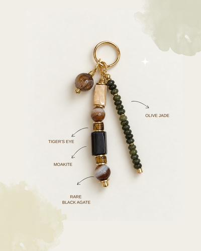 Natural Crystal Lucky Bag Charm