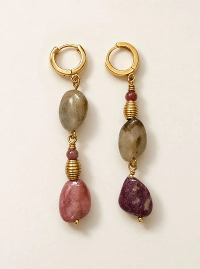 Pink Tourmaline Earrings